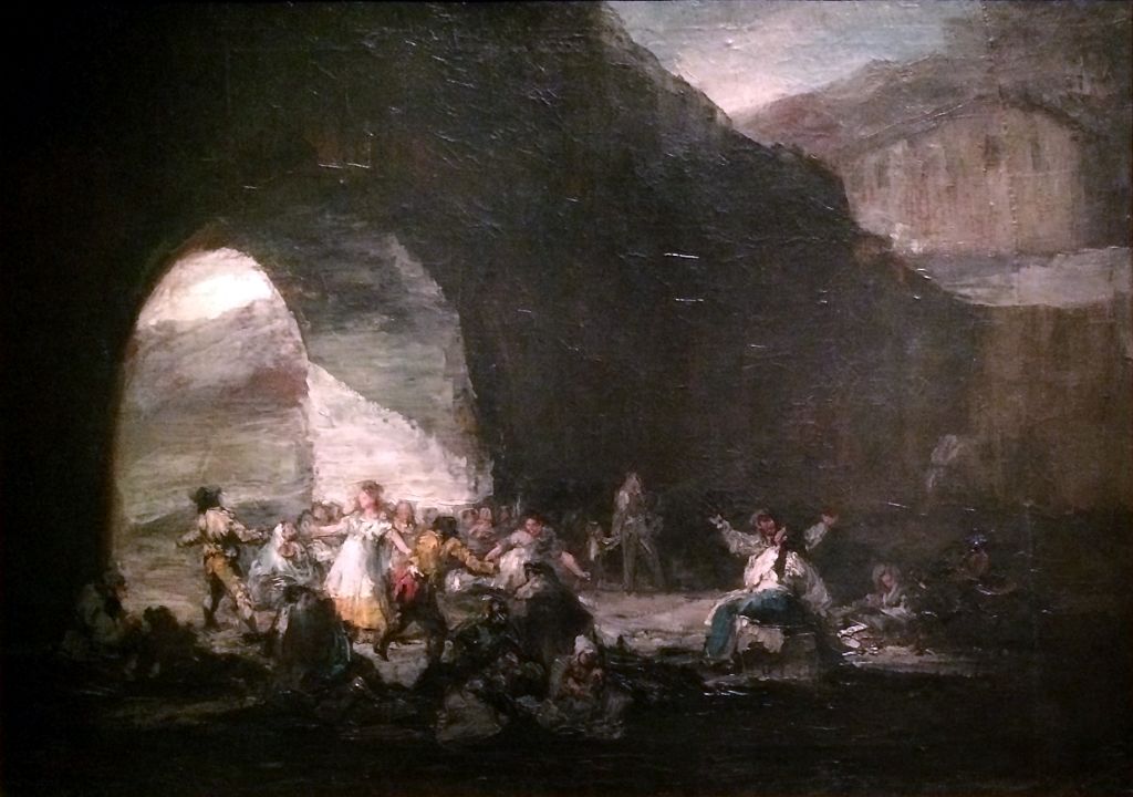 16 Folk Dance Festival Fiesta Popular Bajo Un Puente By Goya 1808 National Museum of Fine Arts MNBA  Buenos Aires